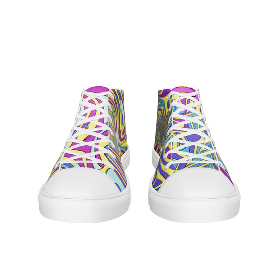 Men’s high top canvas shoes