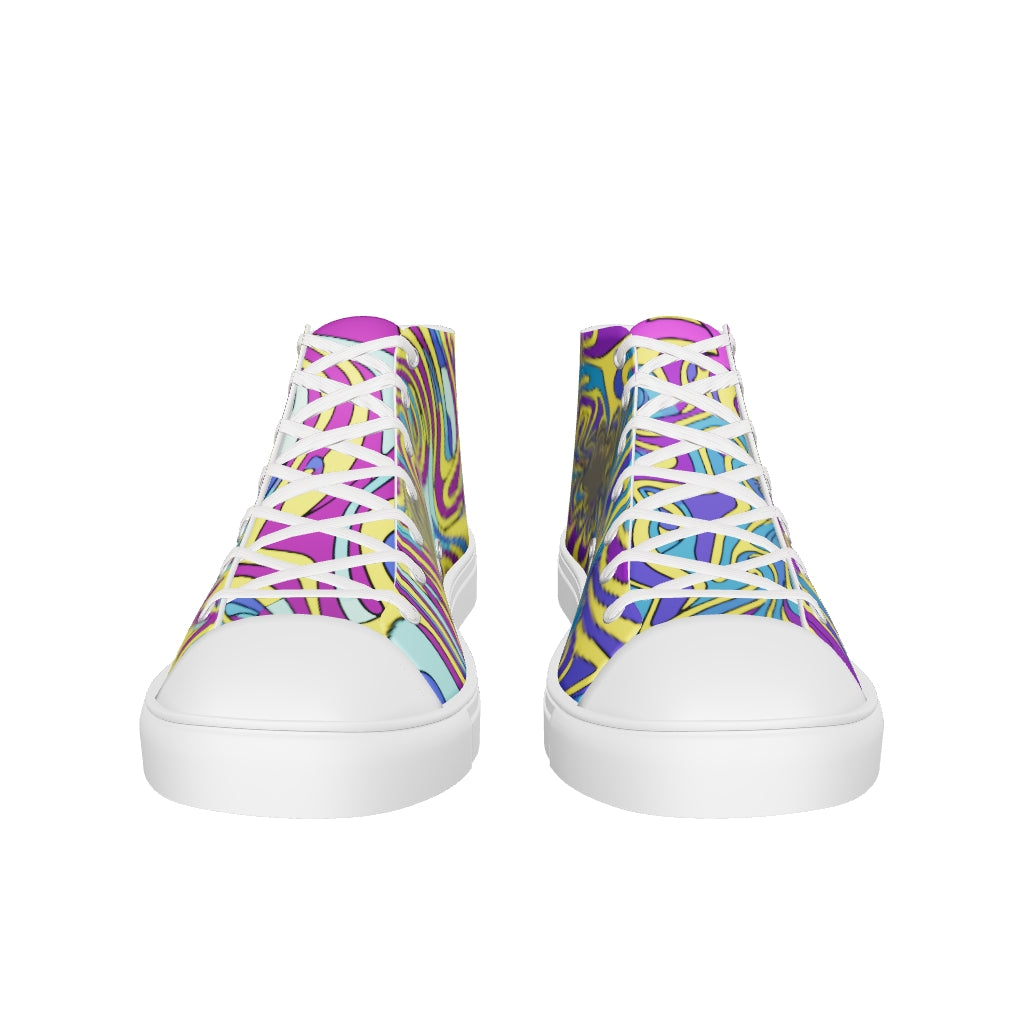 Men’s high top canvas shoes