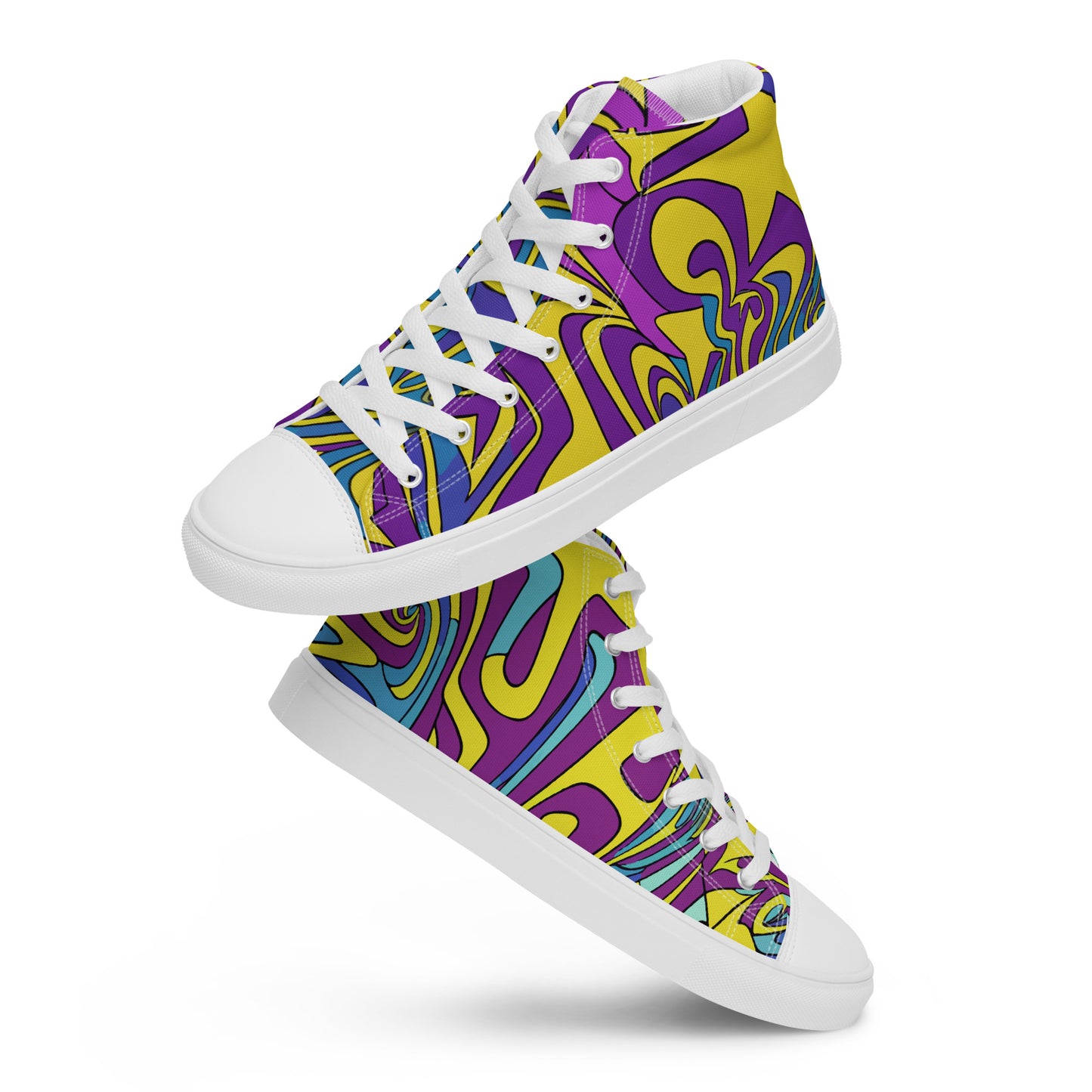 Men’s high top canvas shoes